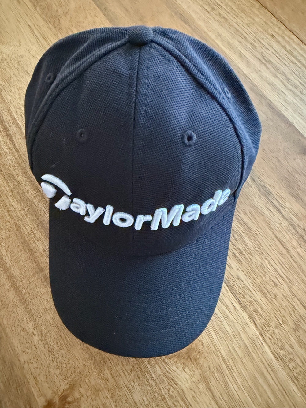 NWOT Taylormade Black Cap with White Embroidered Script